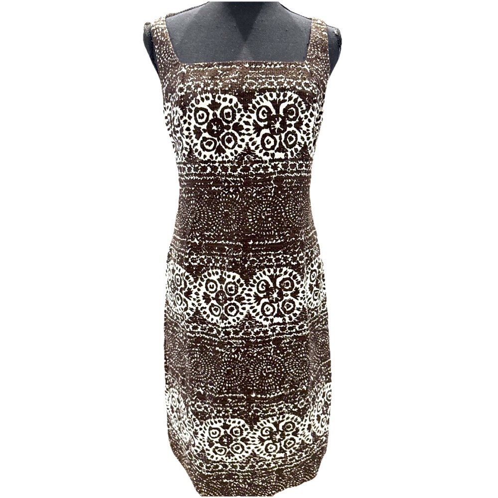 Ralph Lauren Brown Aztec Print Dress Size 4